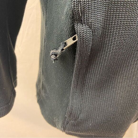 Ladies Spyder Knit and Fleece Black Full Zipper Jacket Size Large - Picture 10 of 10